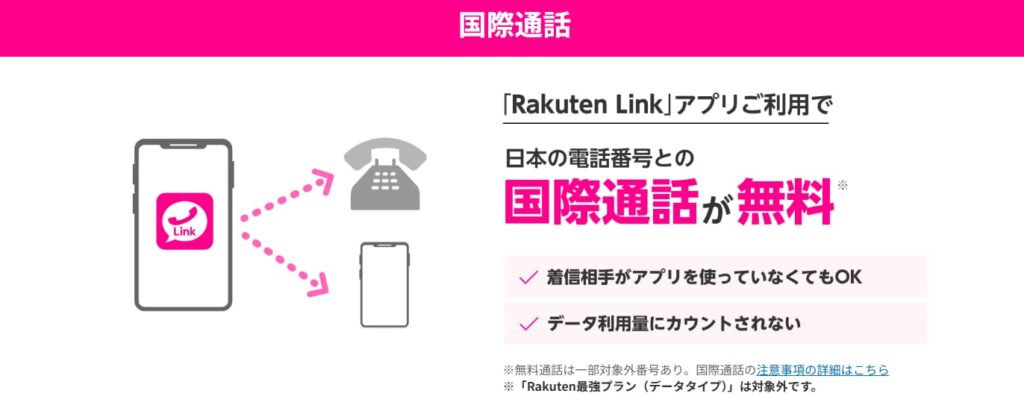 楽天モバイル　海外在住者　おすすめ　国際通話が無料